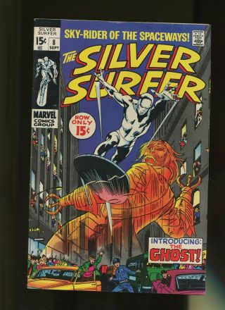 Silver Surfer 8 Fn/vf 7.  0 1 Book Marvel,  1969,  Flying Dutchman 1st Appearance