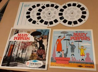 Vintage Viewmaster Mary Poppins Walt Disney 1964 View - Master Complete
