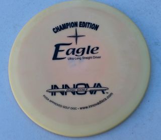 Vtg Rare Innova Champion Edition Disc Golf Eagle Mold Ultra Long Straight Driver
