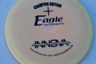 Vtg Rare Innova Champion Edition Disc Golf Eagle Mold Ultra Long Straight Driver 2