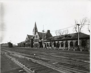 Vintage Black And White Photo Of The Depot In Cheyenne,  Wyoming