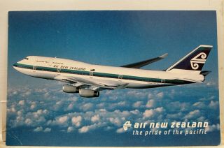 Ad Air Zealand Pride Of The Pacific Postcard Old Vintage Card View Standard