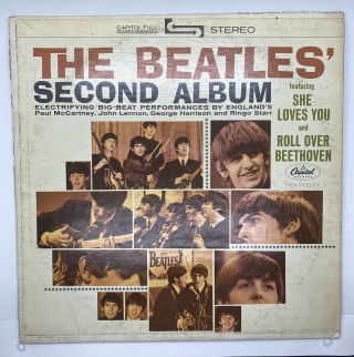The Beatles Second Album 33 Rpm Lp Vinyl Record Capitol St2080 E Coast