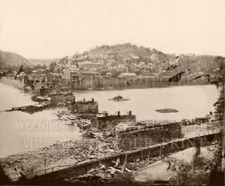 Harpers Ferry Wv B&o Bridge Civil War 1862 Photo Choices 5x7 Or Request 8x10 Or