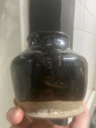 Antique Salt Glazed 2 Tone Crock 1870’s 3
