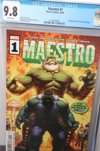 Maestro 1 Marvel Comics Incredible Hulk Cgc 9.  8 1st Print