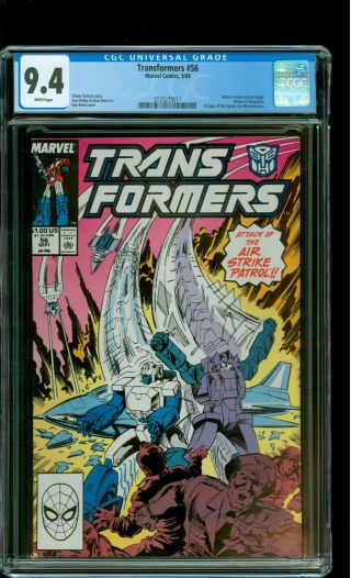 Transformers 56 Cgc 9.  4 Nm 1st Sports Car Micromasters Autobots Decepticons
