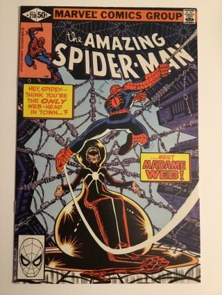 Spider - Man 210 Nm/vf First Madame Web Appearance