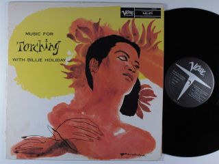 Billie Holiday Music For Torching Verve Lp Vg,  Mono Reissue Club Ed.  Dsm Cover