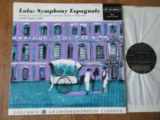 Lalo - Symphonie Espagnole / Kogan / Bruck / Columbia 33 Hc 139 Mono Ed1 Holland