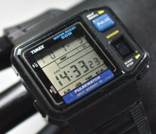 Rare Vintage Timex 81741 Pulse Watch Split Memory 10 Japan Battery