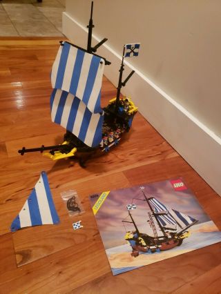 Vintage Lego Pirates Caribbean Clipper (6274) Complete With Instructions