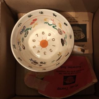 Vintage 1949 Fortune Telling Mystic Teacup With Instructions