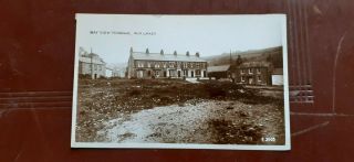 Postcard Early 1900s,  Isle Of Man,  Old Laxey,  Bay View Terrace.