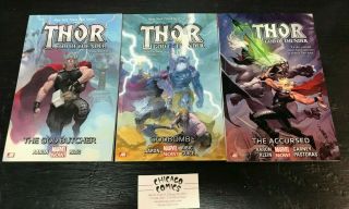 Thor,  God Of Thunder Tpb Set,  Volumes 1 - 3 By Jason Aaron
