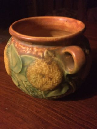 Rare Vintage Roseville Pottery Sunflower Vase 3