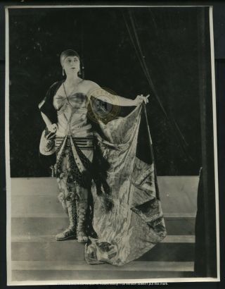 Vintage Scottish Opera Singer Prima Donna: Mary Garden Salome Photograph C.  1920