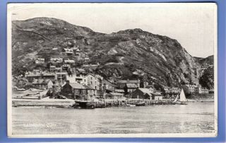 Old Vintage 1950 Postcard Barmouth Quay Boats Merionethshire Wales