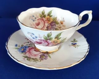Vintage Old Foley James Kent Ltd.  China Tone Cup & Saucer - Made In Staffordshire