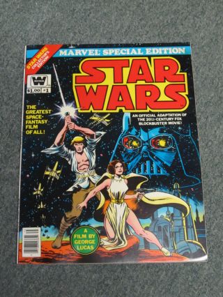 Star Wars 1 Marvel Special Edition Treasury Edition 1 Comic (marvel,  1977)