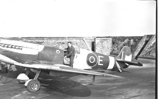 Photograph Negative - Royal Canadian Air Force - Spitfire Pilot - Nova Scotia