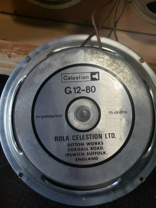 Vintage - 1981 - Celestion G12 - 80 Speaker -