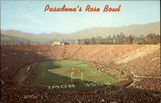 Pasadena,  Ca Annual Rose Bowl Football Game Los Angeles County California Vintage