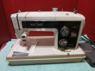 Vintage Sears Kenmore Zig Zag Sewing Machine Model 158.  18033 Heavy Duty 1803