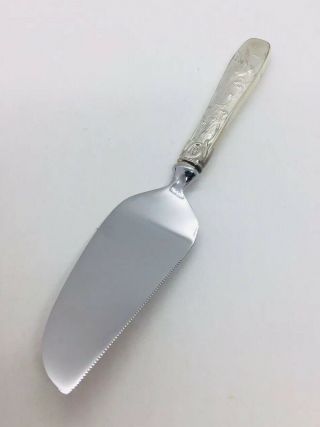 Tiffany & Co Vintage Sterling Silver Japanese Audubon Cheese Knife 7 1/8”