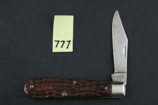 Case Xx 1940 - 1964 61024 1/2 Vintage Red Bone Jack Pocket Knife 777