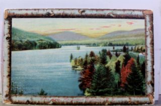 York Ny Adirondack Mountains Loon Lake Postcard Old Vintage Card View Postal