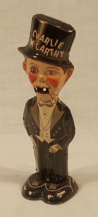 Vintage 1930’s Marx Charlie Mccarthy Comic Character Tin Litho Windup Toy