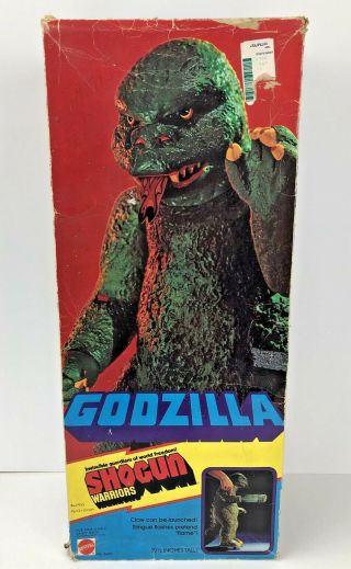 Vintage 1977 Mattel Toy Shogun Warriors Godzilla Box Only