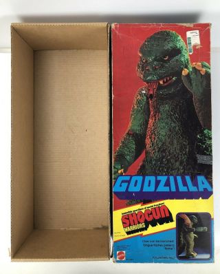 Vintage 1977 Mattel Toy Shogun Warriors Godzilla Box Only 2