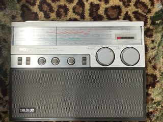 Vintage Sony Icf - 7760w Multi - Band Radio