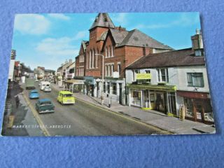Wales Abergele Market Street Old Postcard