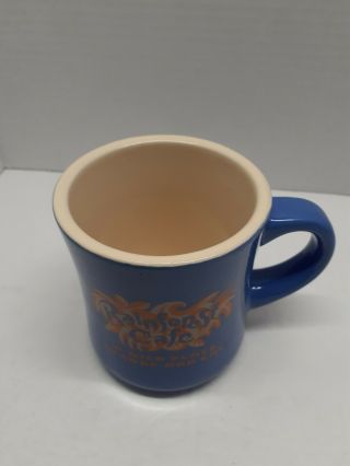 Authentic 1999 RAINFOREST CAFE A WILD PLACE TO SHOP AND EAT ORANGE COFFEE MUG 2