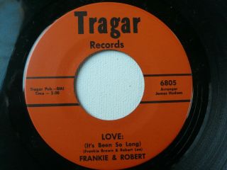 Northern Soul 45 - Frankie & Robert - Love (it 