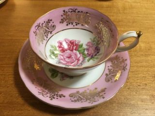 Lm Royal Halsey Luster Tea Cup & Saucer Very Fine