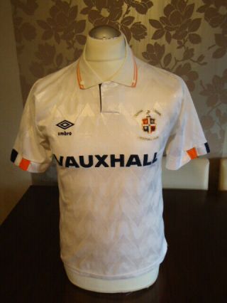 Luton Town 1990 Umbro Home Shirt Small Adults Rare Old Vintage Vauxhall