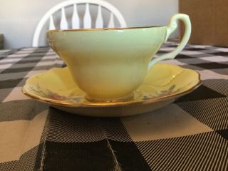 Vintage Foley Bone China Cup And Saucer.  Made In England 3