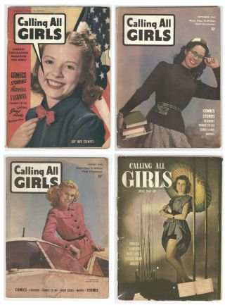Calling All Girls Group Of Four - 20,  41,  42,  50 - Very Rare,  None On Cgc