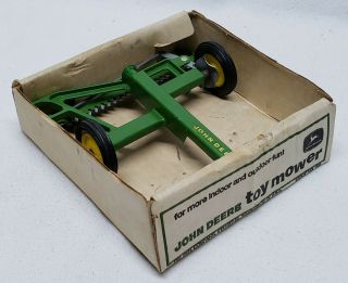 Vintage John Deere Sickle Bar Mower 1/16 Toy By Ertl Bubble Box Rare