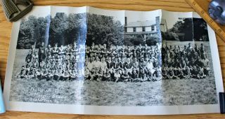B S Of A - 1951 Camp Ockanickon,  Bucks County,  Pa Panoramic Photo