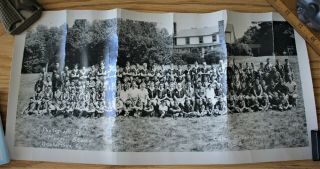 B S of A - 1951 CAMP OCKANICKON,  BUCKS COUNTY,  PA PANORAMIC PHOTO 2