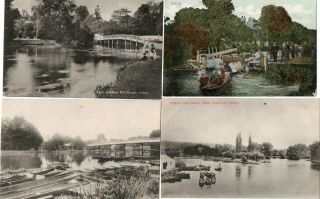 4 Old Postcards " Of Cookham