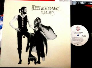 Fleetwood Mac Rumors Lp Record Textured Warner Brothers Dreams 1977 W/poster Nm