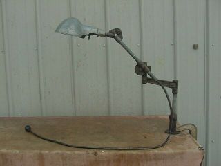 Vtg Antique Woodward Machine Co.  Industrial Lamp,  Detroit,  Mich