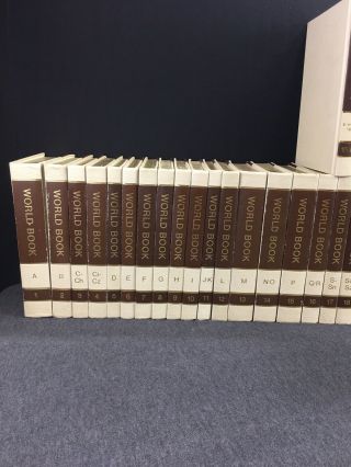 Vintage 1972 World Book Encyclopedia COMPLETE Set 22 Vol,  1974 - 1996 World Events 3