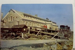 Hampshire Nh Mt Washington Summit House Hotel Postcard Old Vintage Card View